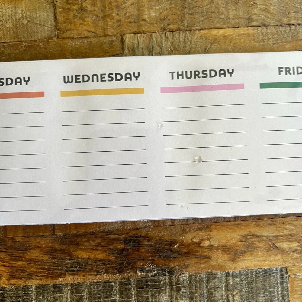 Ban.do Week to Week Desk Notepad